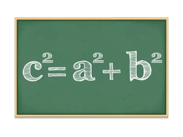 Теорема Пифагора — стоковый вектор