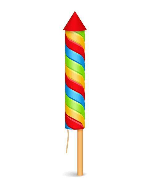 Firework Rocket — Stock Vector