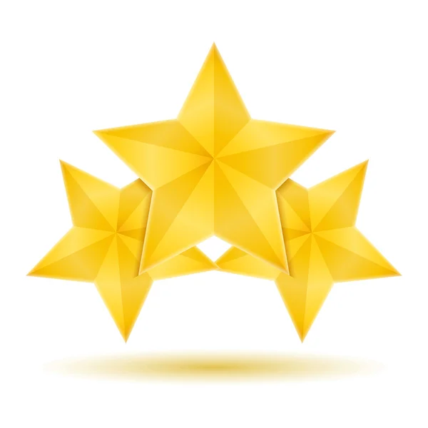 Trois étoiles — Image vectorielle