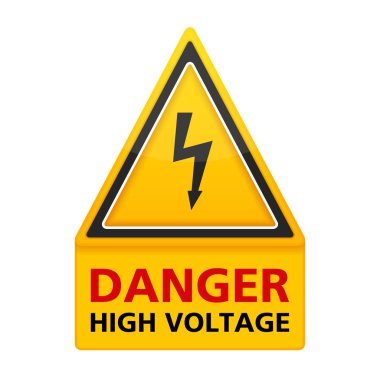 Tehlike yüksek voltaj işareti