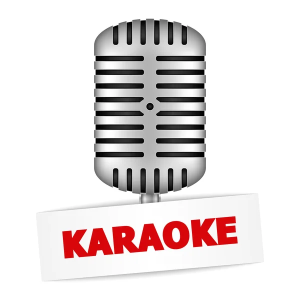 Karaoke afiş — Stok Vektör