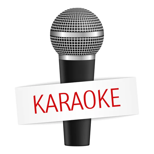 Banner de karaoke — Vetor de Stock