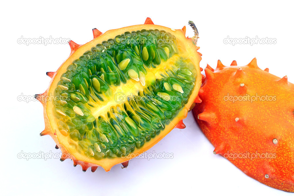 Cactus. exotic fruit. Kiwano fruit — Stock Photo © pti4ka 21312789