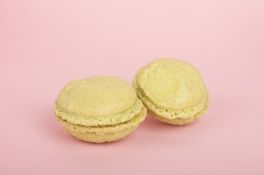 pastel renkli macaroons
