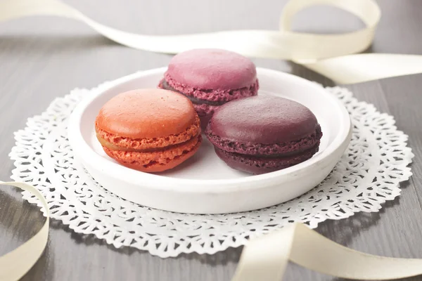 Macaroons cores brilhantes — Fotografia de Stock