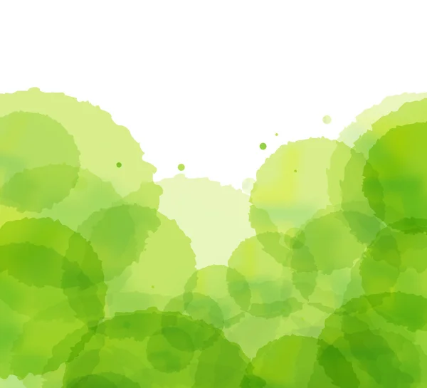 생태 클라우드 녹색 스플래쉬 벡터 — 스톡 벡터