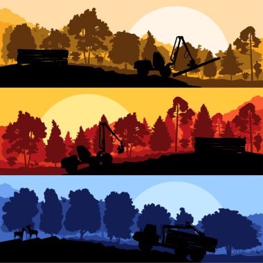 Orman yatay, odun kesmek