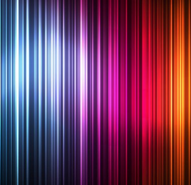 koyu arka plan üzerinde Neon özet satırları tasarım