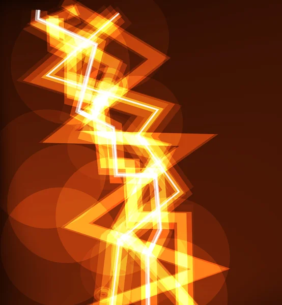 Neon abstrakte Linien Design Hintergrund Vektor — Stockvektor