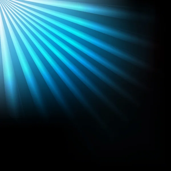 ネオン線ブルー抽象的なベクトルの背景 — ストックベクタ