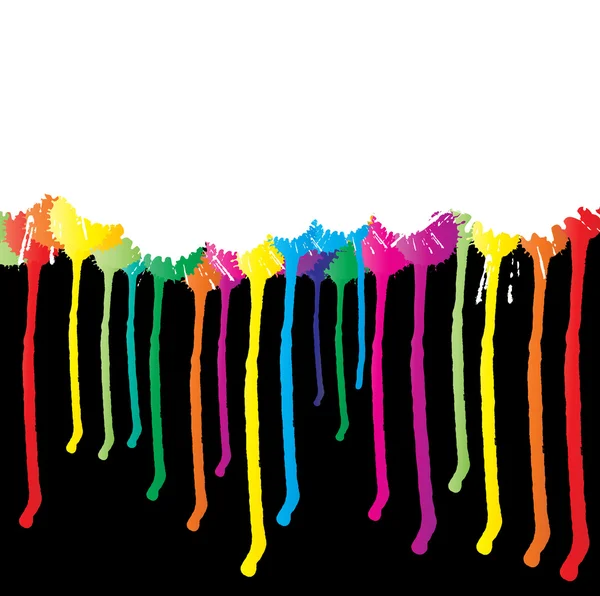 Color paint splashes vector background — Stock Vector