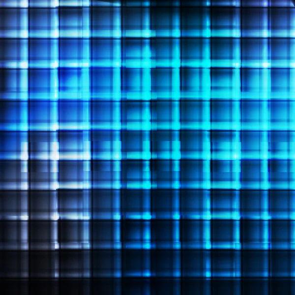 Kék absztrakt vektor háttér neon vonalakkal — Stock Vector