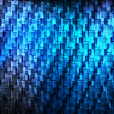 Blue abstract background vector neon template
