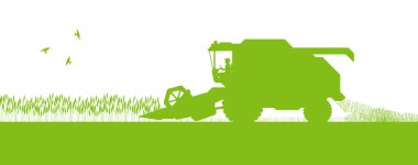 Tarımsal birleştirin hasat Mevsimlik Tarım peyzaj ecolog