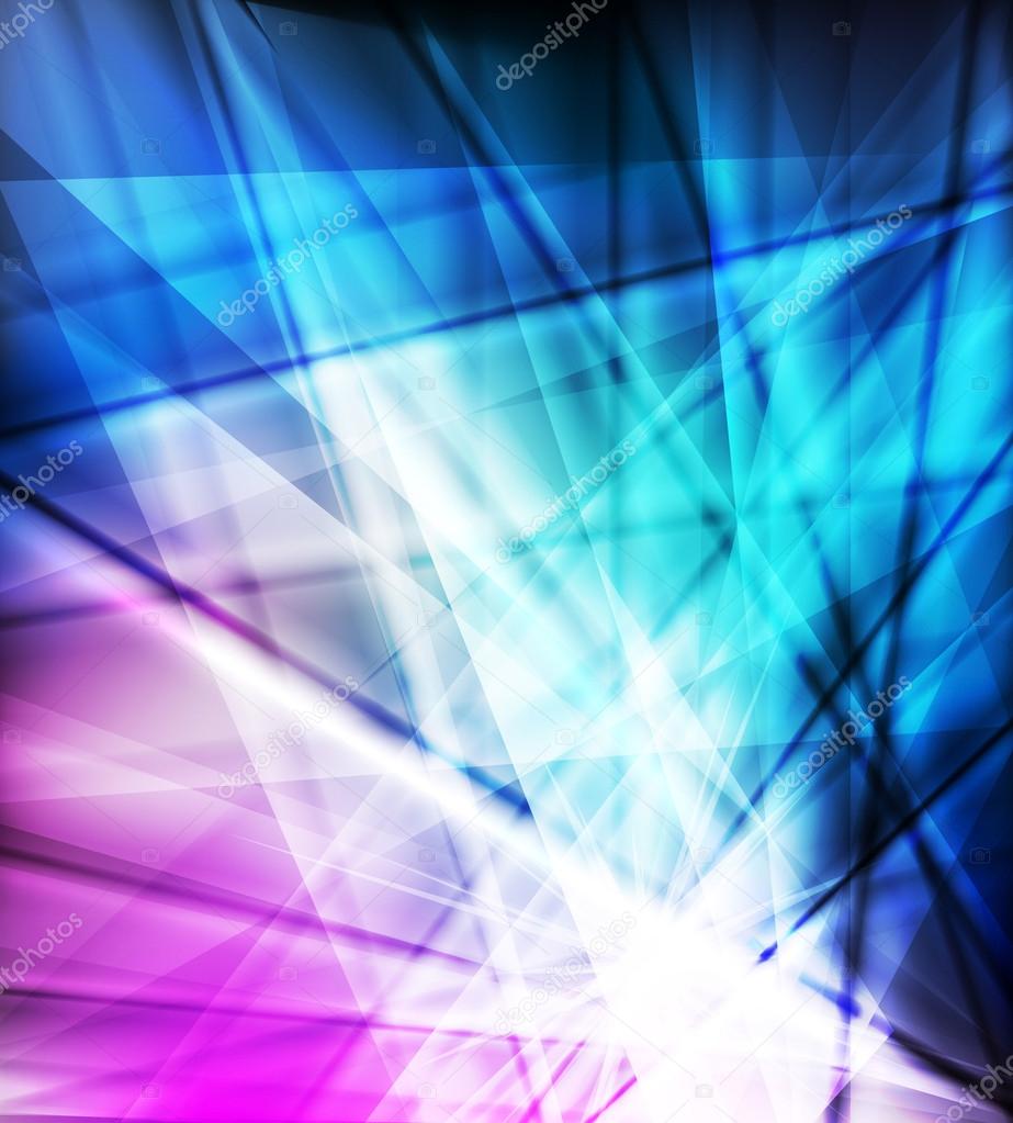 Blue and pink neon vector abstract background