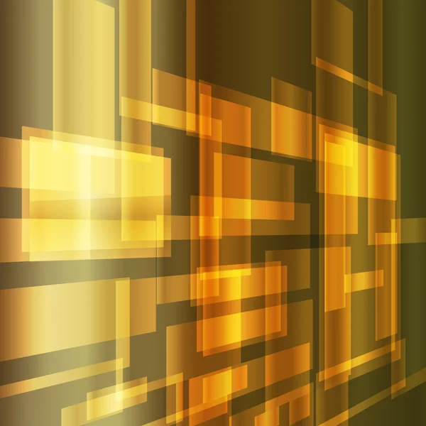 ゴールドの抽象的な金属の背景ベクトル — ストックベクタ