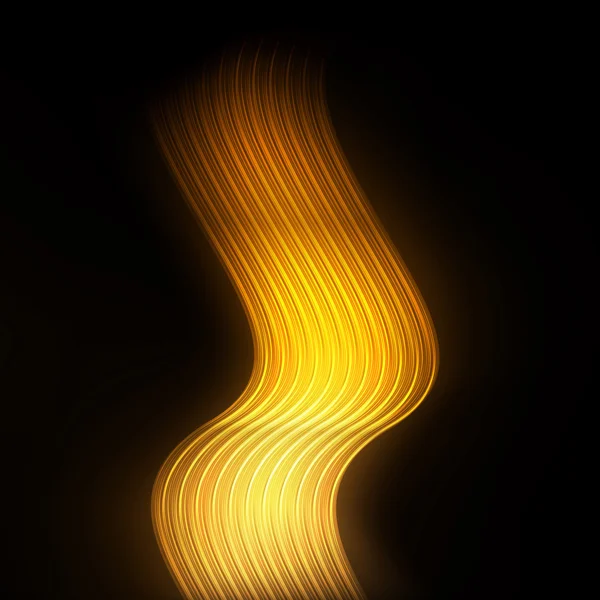 Guld metall abstrakt bakgrund Vektorfloden — Stock vektor