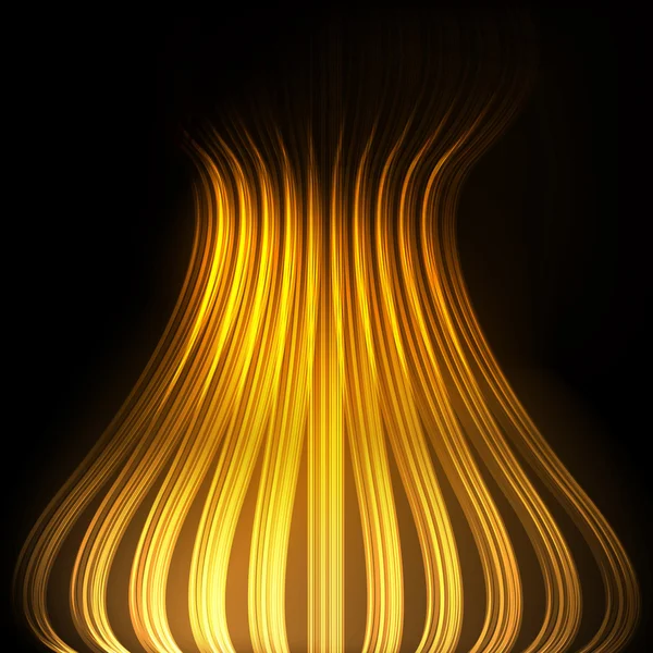 Oro metal abstracto fondo vector río — Archivo Imágenes Vectoriales