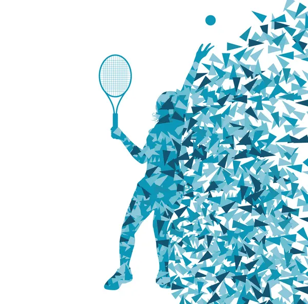 Tenis oyuncuları siluetleri vektör arka plan kavramı fra yapılan