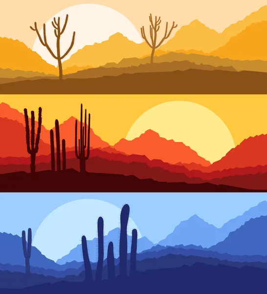Desert cactus plants wild nature landscape illustration backgrou — Stock Illustration Desert cactus plants wild nature landscape illustration backgrou Royalty Free Stock Vectors