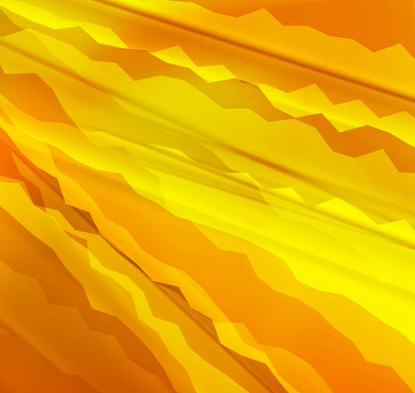 Orange und gelb abstrakte Hintergrundvektorlinien — Stockvektor
