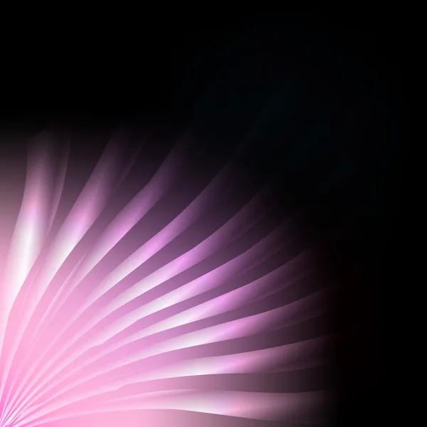 Roze burst abstracte achtergrond vector lijnen — Stockvector