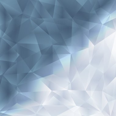 Kristal fraktal arka plan kavramı şablonu