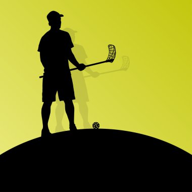 aktif spor siluetleri vektör zemin Top oyuncular geri soyut