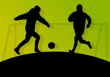 Futbol oyuncu vektör arka plan