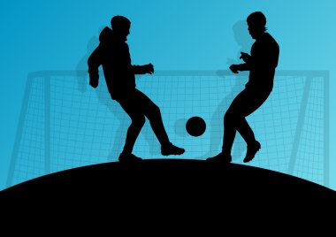 Futbol oyuncu vektör arka plan