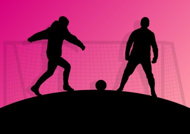 Futbol oyuncu vektör arka plan