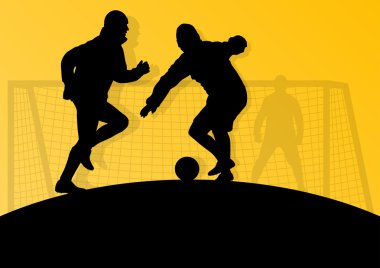 Futbol oyuncu vektör arka plan