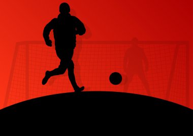 Futbol oyuncu vektör arka plan