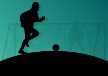 Futbol oyuncu vektör arka plan