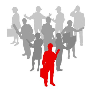 mühendis kadınlar ve erkekler insanlar detaylı inşaat işçisi 