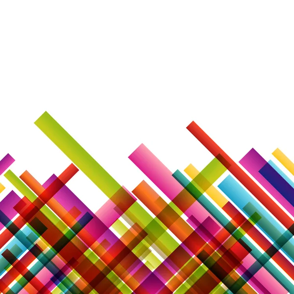 Färg rader färgglad mosaik abstrakt illustration bakgrund vec — Stock vektor