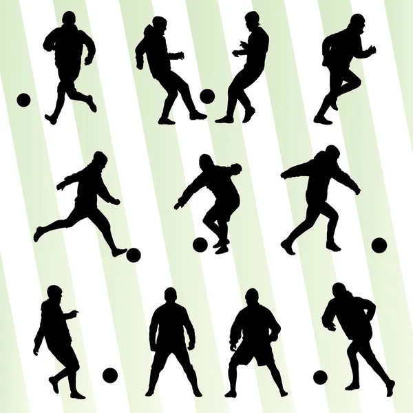 Futbol oyuncul — Stok Vektör