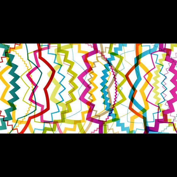 Partei Farbe Spirale Bandlinien abstrakte Hintergrund Illustration — Stockvektor