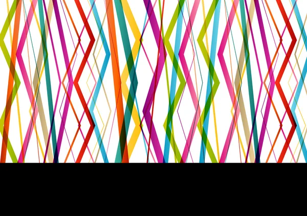 Partigränserna färg spiral band abstrakt bakgrund illustration — Stock vektor