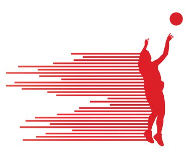 Man basketball player vector background concept made of colorful clipart
