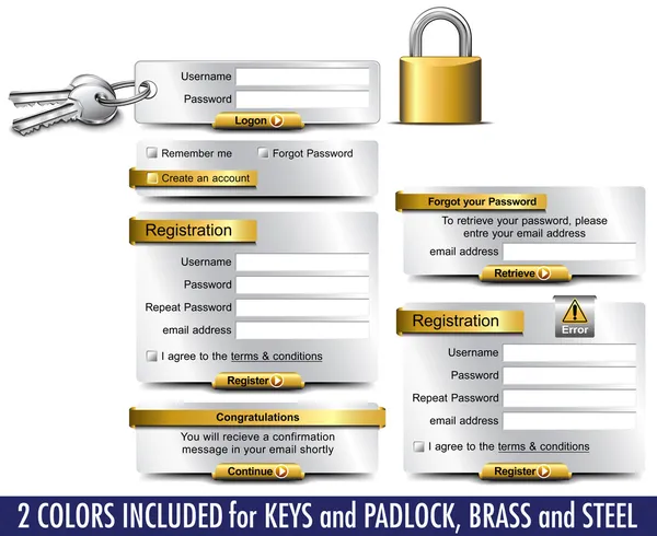 oturum açma parolasını kayıt web elemanları
