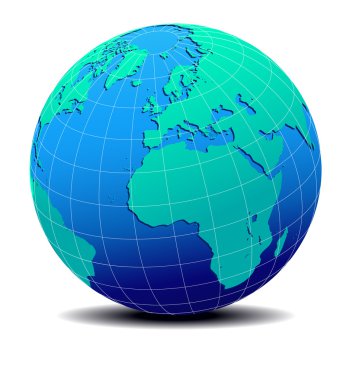 Avrupa ve Afrika'da, küresel dünya