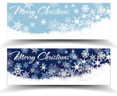 kar taneleri Noel web Bannerlar