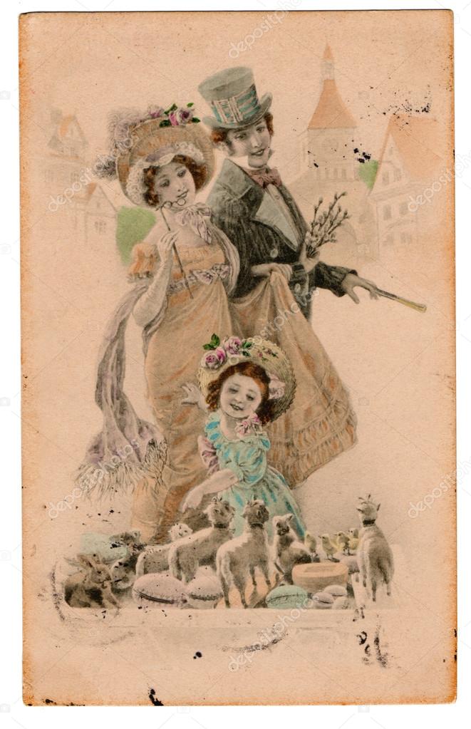 Vintage Edwardian Victorian Postcard