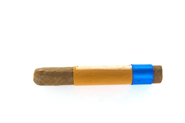 Cigare avec un ruban bleu — Photo