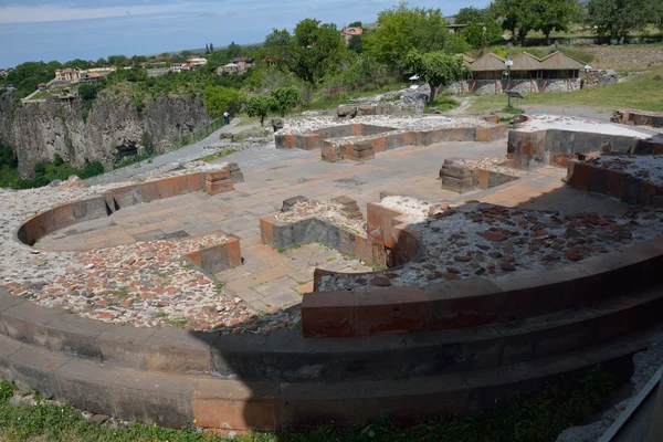 La iglesia destruida en Garni — Foto de Stock