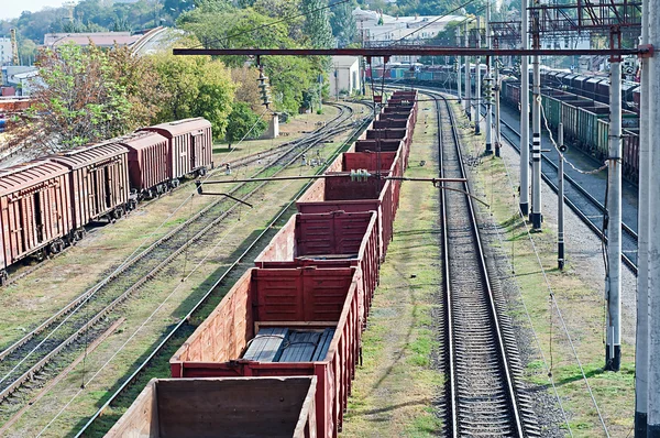 Railway landscape — Stock Photo, Image