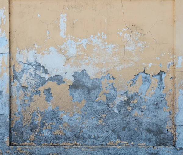 ぼろぼろの塗料、漆喰の亀裂 — ストック写真