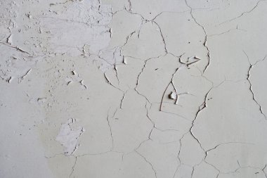 Döküntü boya ve alçı çatlaklarının dokusu