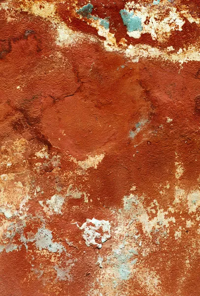 Eski püskü boya ve sıva çatlakları — Stok fotoğraf